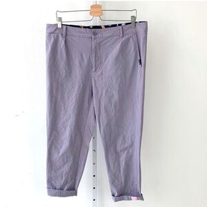 Teddy Fresh Cereal Bear All-Over Print Chino Pants Lavender